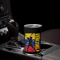 Venezuela Baseball Pride Vintage Flag Tumbler Cup Venezuelan Sports Fan Gift for Latino Beisbol Lovers