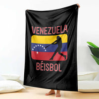 Venezuela Beisbol Flag Throw Blanket Venezuelan Baseball Pride Latino Sports Fans