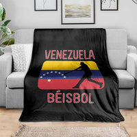 Venezuela Beisbol Flag Throw Blanket Venezuelan Baseball Pride Latino Sports Fans