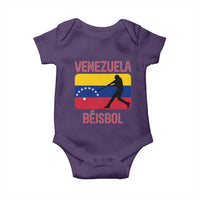Venezuela Beisbol Flag Baby Onesie Venezuelan Baseball Pride Latino Sports Fans