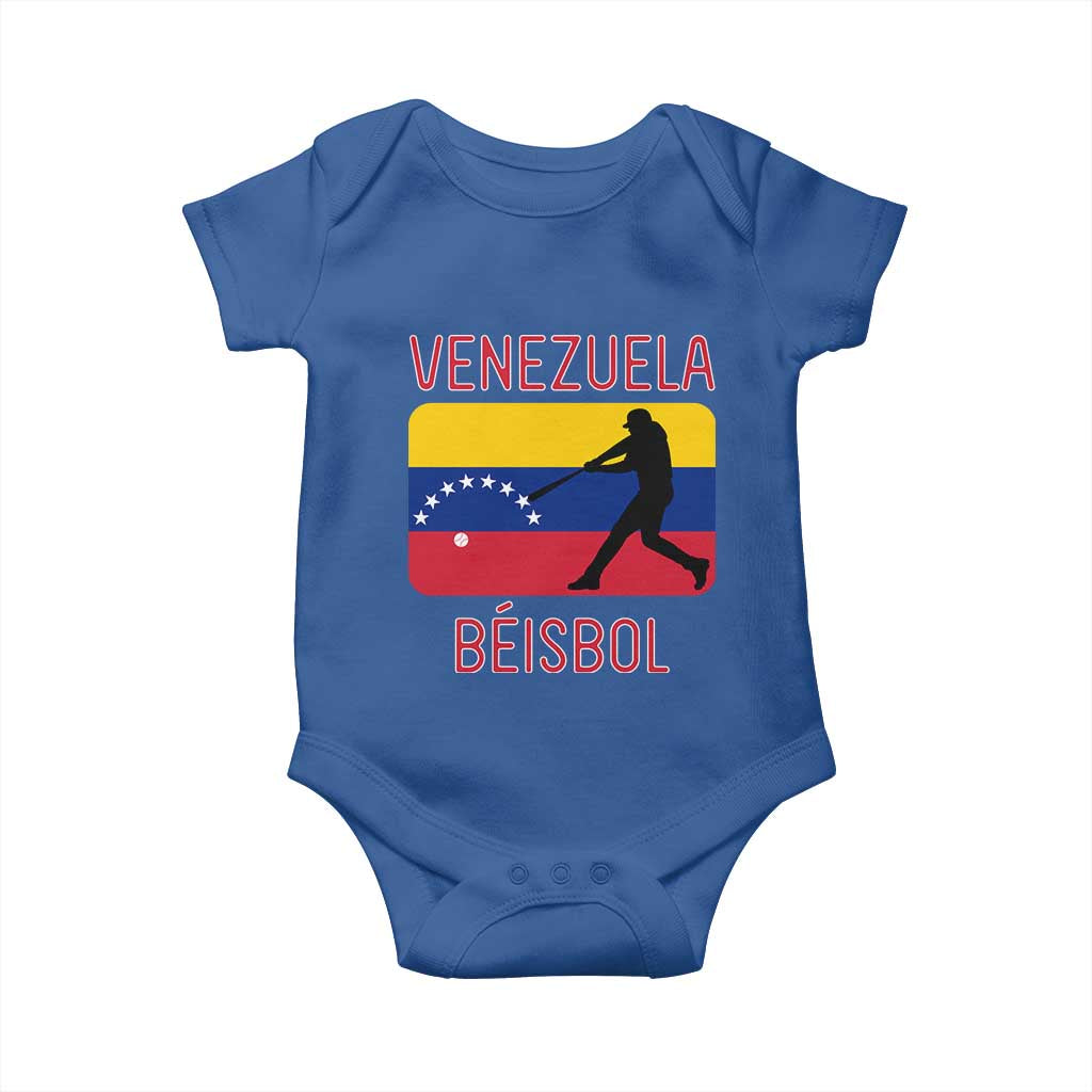 Venezuela Beisbol Flag Baby Onesie Venezuelan Baseball Pride Latino Sports Fans