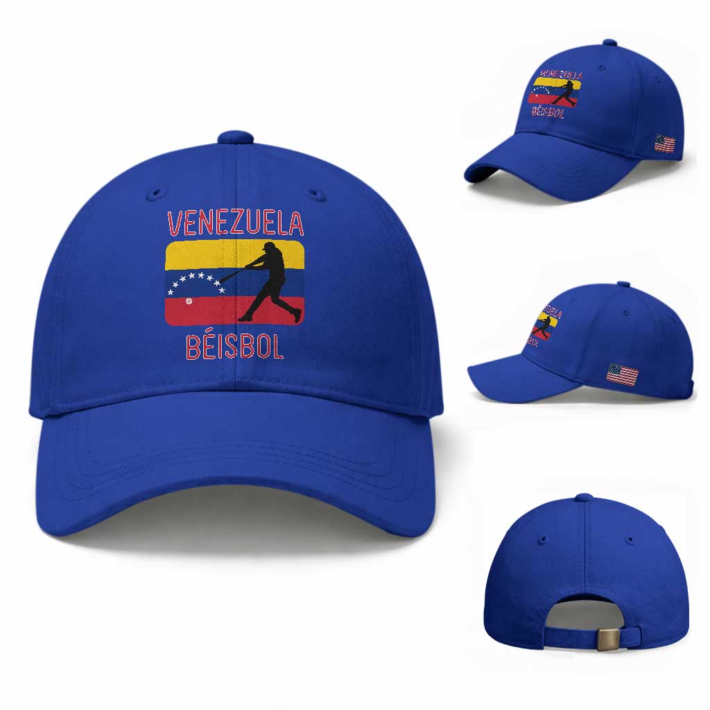 Venezuela Beisbol Flag Baseball Cap Venezuelan Baseball Pride Latino Sports Fans