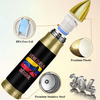 Venezuela Beisbol Flag Bullet Tumbler Venezuelan Baseball Pride Latino Sports Fans