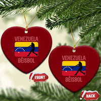 Venezuela Beisbol Flag Ceramic Ornament Venezuelan Baseball Pride Latino Sports Fans