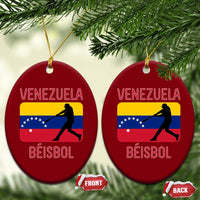 Venezuela Beisbol Flag Ceramic Ornament Venezuelan Baseball Pride Latino Sports Fans