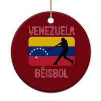 Venezuela Beisbol Flag Ceramic Ornament Venezuelan Baseball Pride Latino Sports Fans
