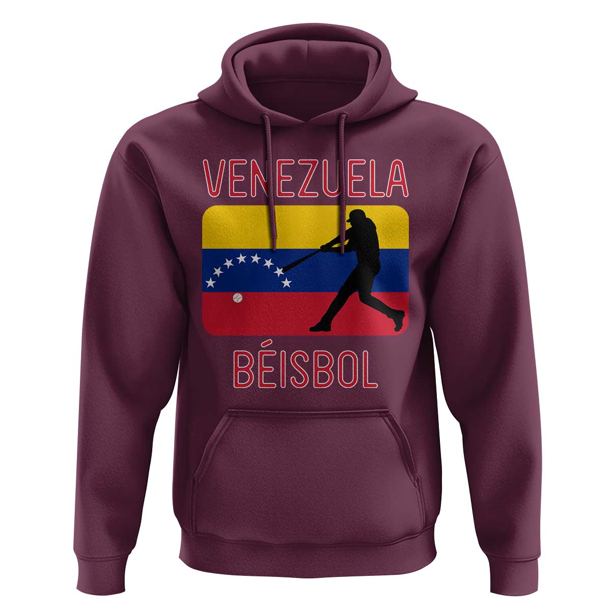 Venezuela Beisbol Flag Hoodie Venezuelan Baseball Pride Latino Sports Fans