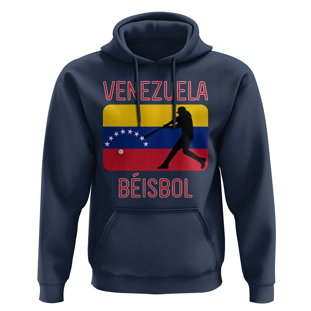 Venezuela Beisbol Flag Hoodie Venezuelan Baseball Pride Latino Sports Fans