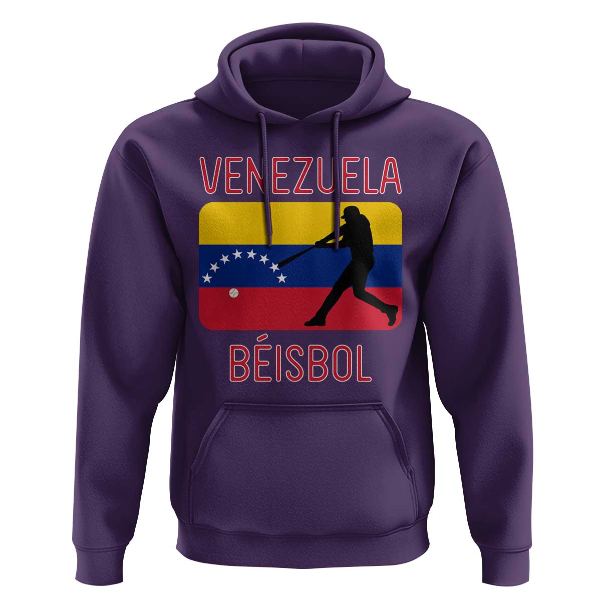 Venezuela Beisbol Flag Hoodie Venezuelan Baseball Pride Latino Sports Fans