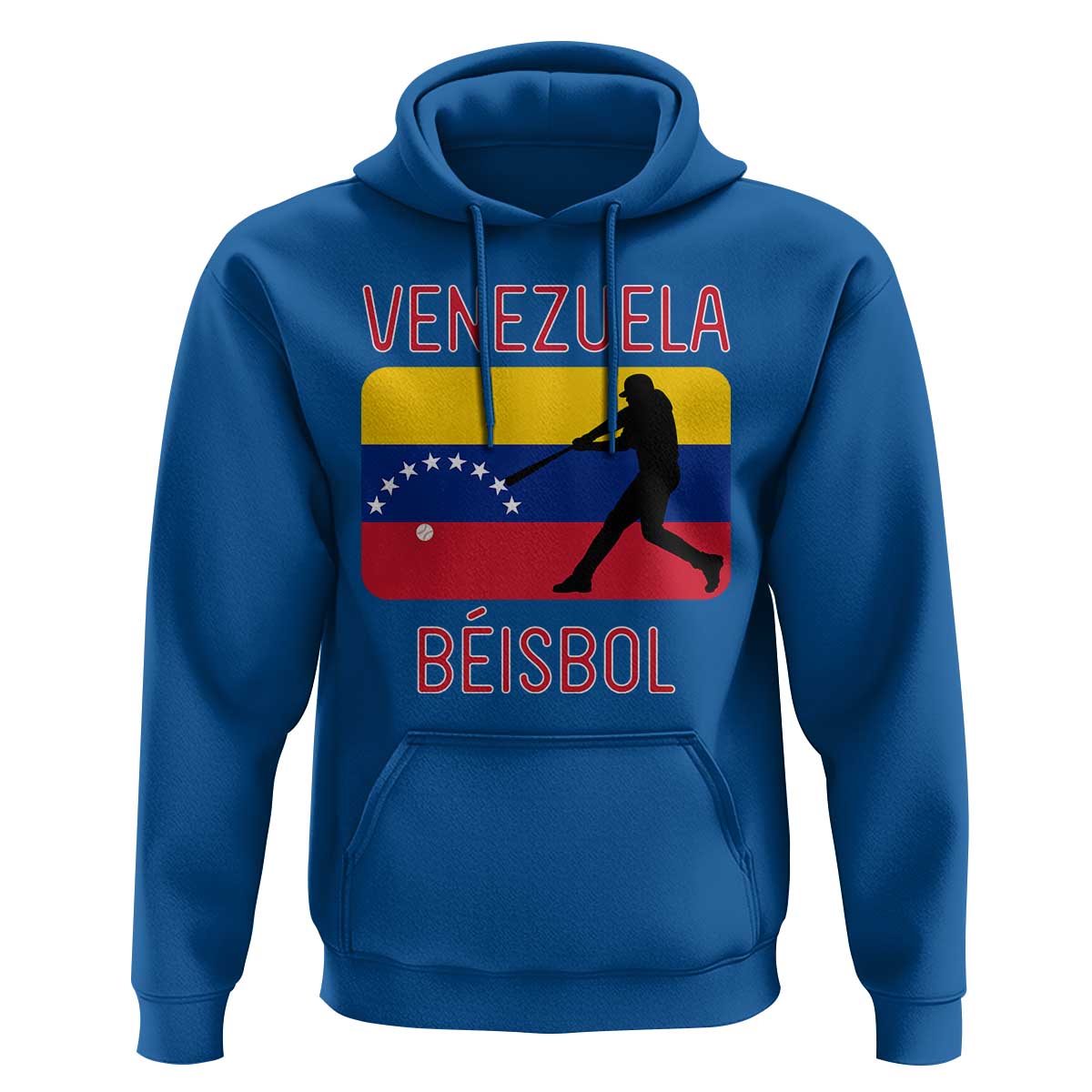 Venezuela Beisbol Flag Hoodie Venezuelan Baseball Pride Latino Sports Fans