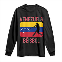 Venezuela Beisbol Flag Long Sleeve Shirt Venezuelan Baseball Pride Latino Sports Fans