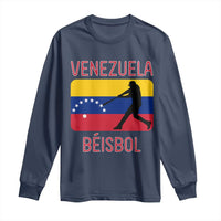Venezuela Beisbol Flag Long Sleeve Shirt Venezuelan Baseball Pride Latino Sports Fans