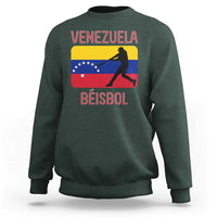 Venezuela Beisbol Flag Sweatshirt Venezuelan Baseball Pride Latino Sports Fans