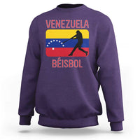Venezuela Beisbol Flag Sweatshirt Venezuelan Baseball Pride Latino Sports Fans