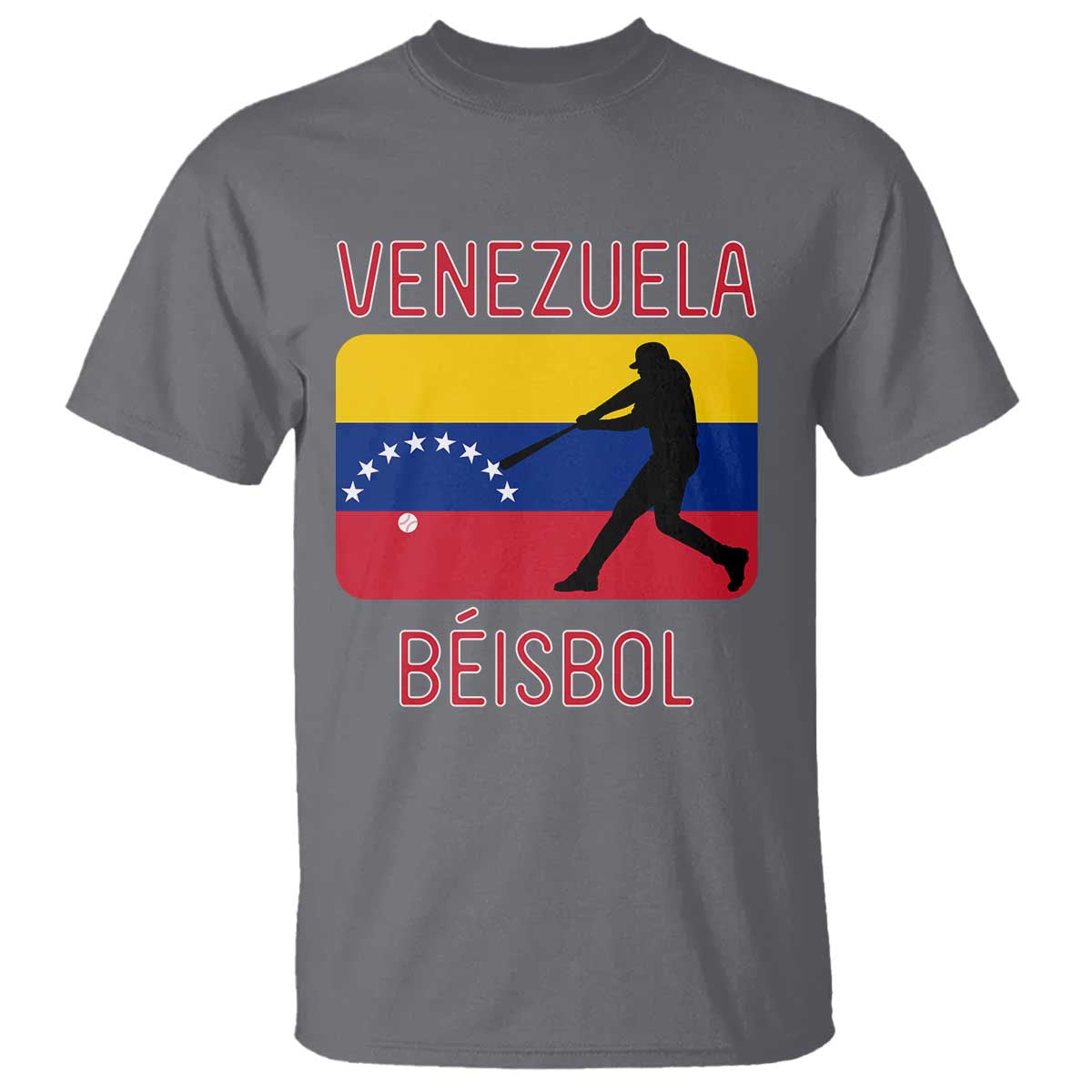 Venezuela Beisbol Flag T Shirt Venezuelan Baseball Pride Latino Sports Fans