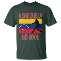 Venezuela Beisbol Flag T Shirt Venezuelan Baseball Pride Latino Sports Fans