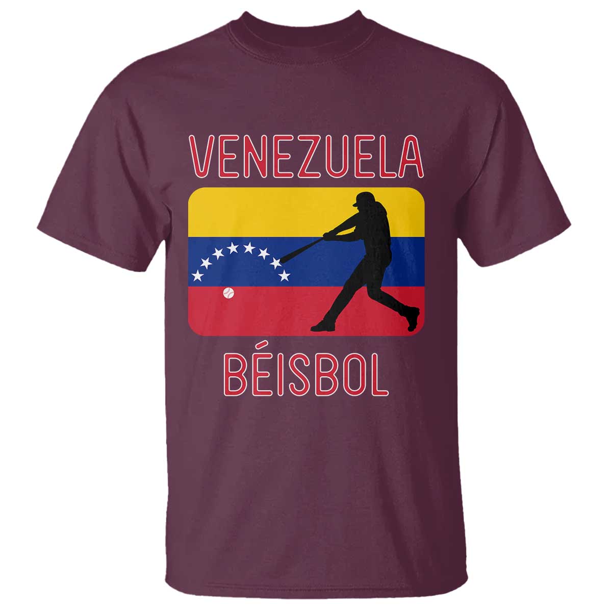 Venezuela Beisbol Flag T Shirt Venezuelan Baseball Pride Latino Sports Fans