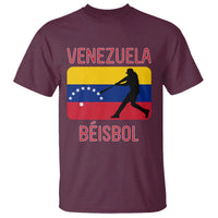 Venezuela Beisbol Flag T Shirt Venezuelan Baseball Pride Latino Sports Fans