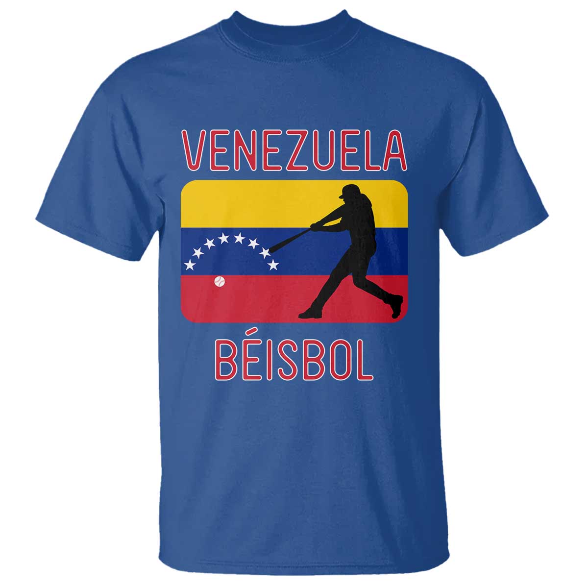 Venezuela Beisbol Flag T Shirt Venezuelan Baseball Pride Latino Sports Fans