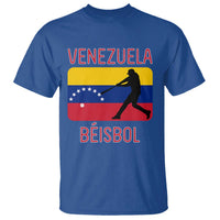 Venezuela Beisbol Flag T Shirt Venezuelan Baseball Pride Latino Sports Fans
