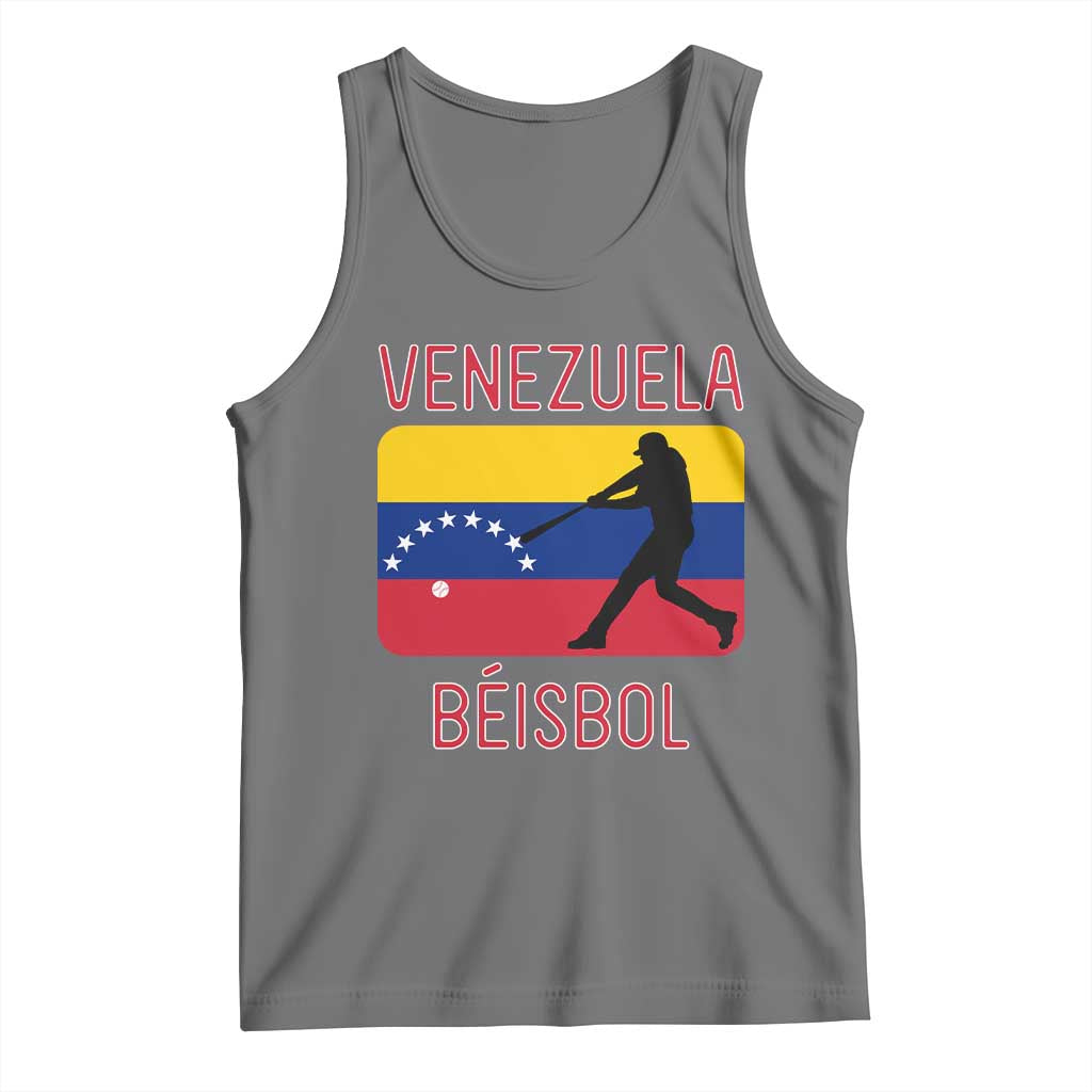 Venezuela Beisbol Flag Tank Top Venezuelan Baseball Pride Latino Sports Fans
