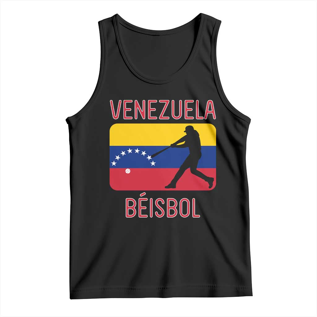 Venezuela Beisbol Flag Tank Top Venezuelan Baseball Pride Latino Sports Fans