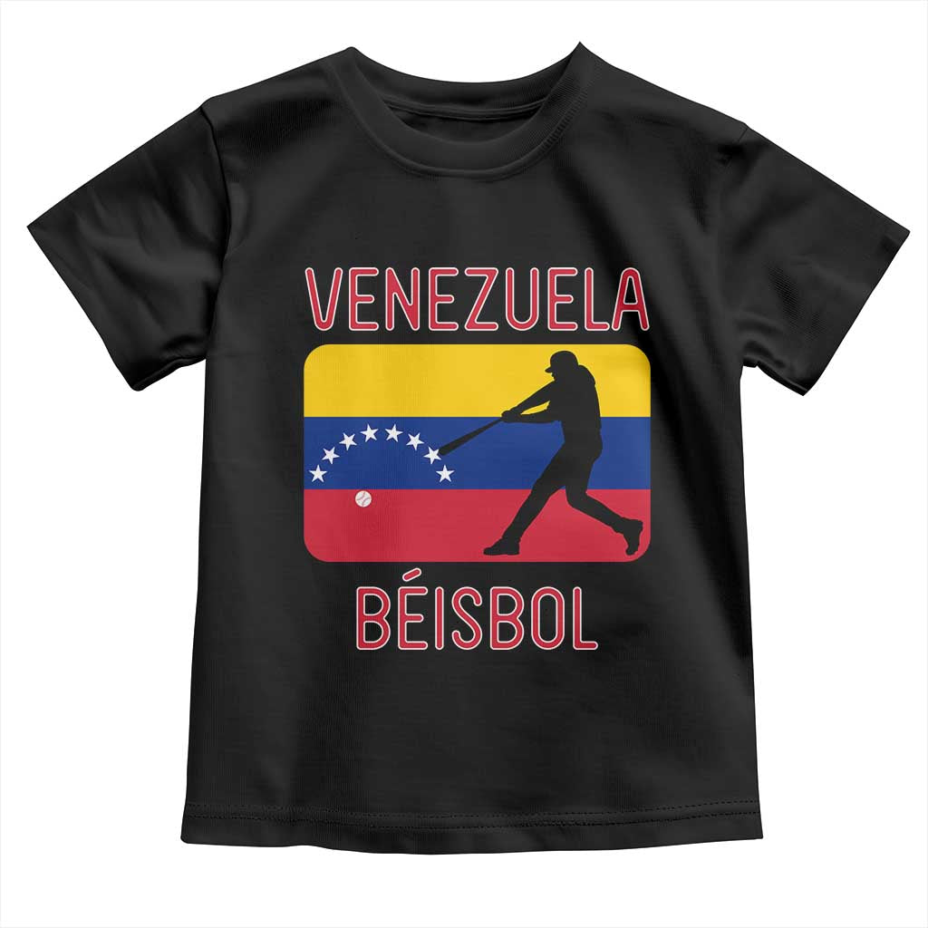 Venezuela Beisbol Flag Toddler T Shirt Venezuelan Baseball Pride Latino Sports Fans