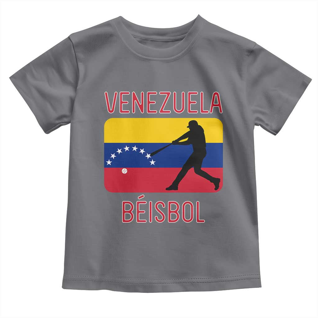 Venezuela Beisbol Flag Toddler T Shirt Venezuelan Baseball Pride Latino Sports Fans