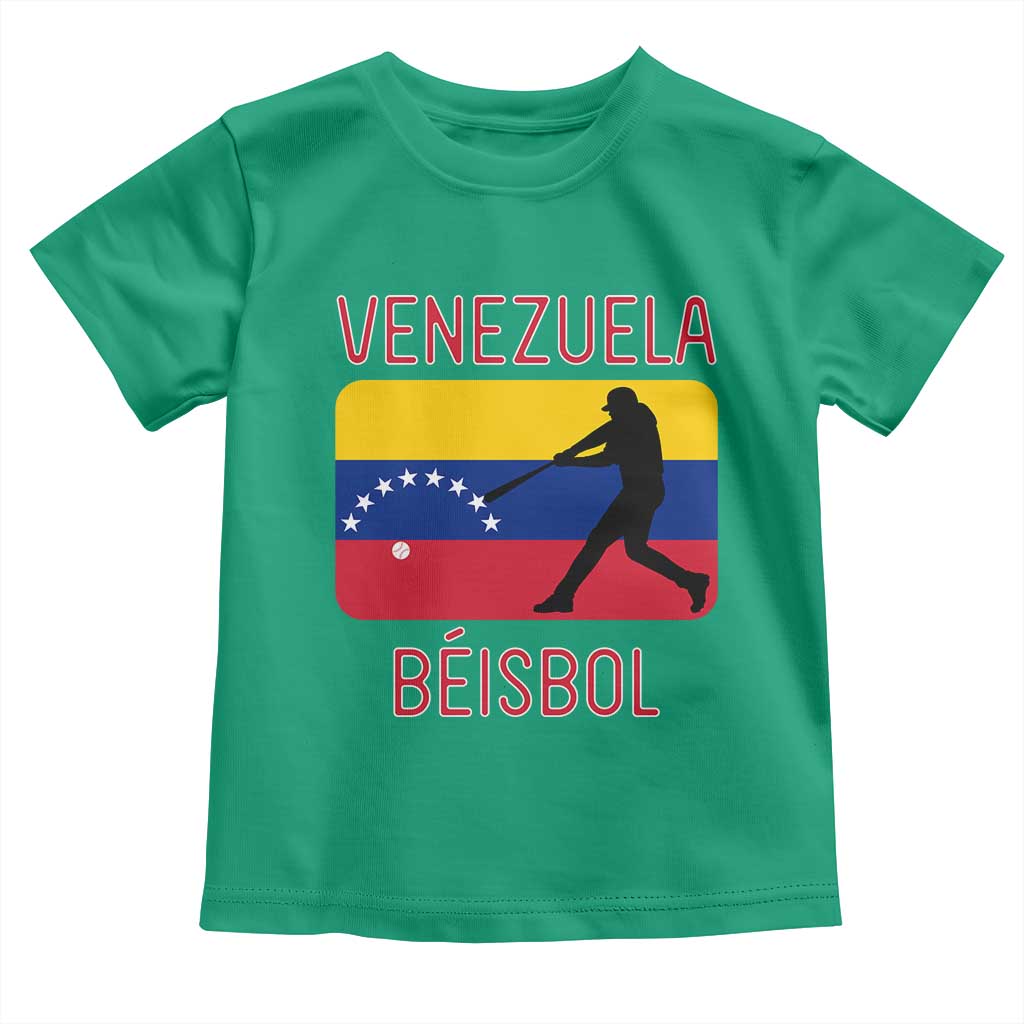 Venezuela Beisbol Flag Toddler T Shirt Venezuelan Baseball Pride Latino Sports Fans