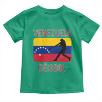 Venezuela Beisbol Flag Toddler T Shirt Venezuelan Baseball Pride Latino Sports Fans