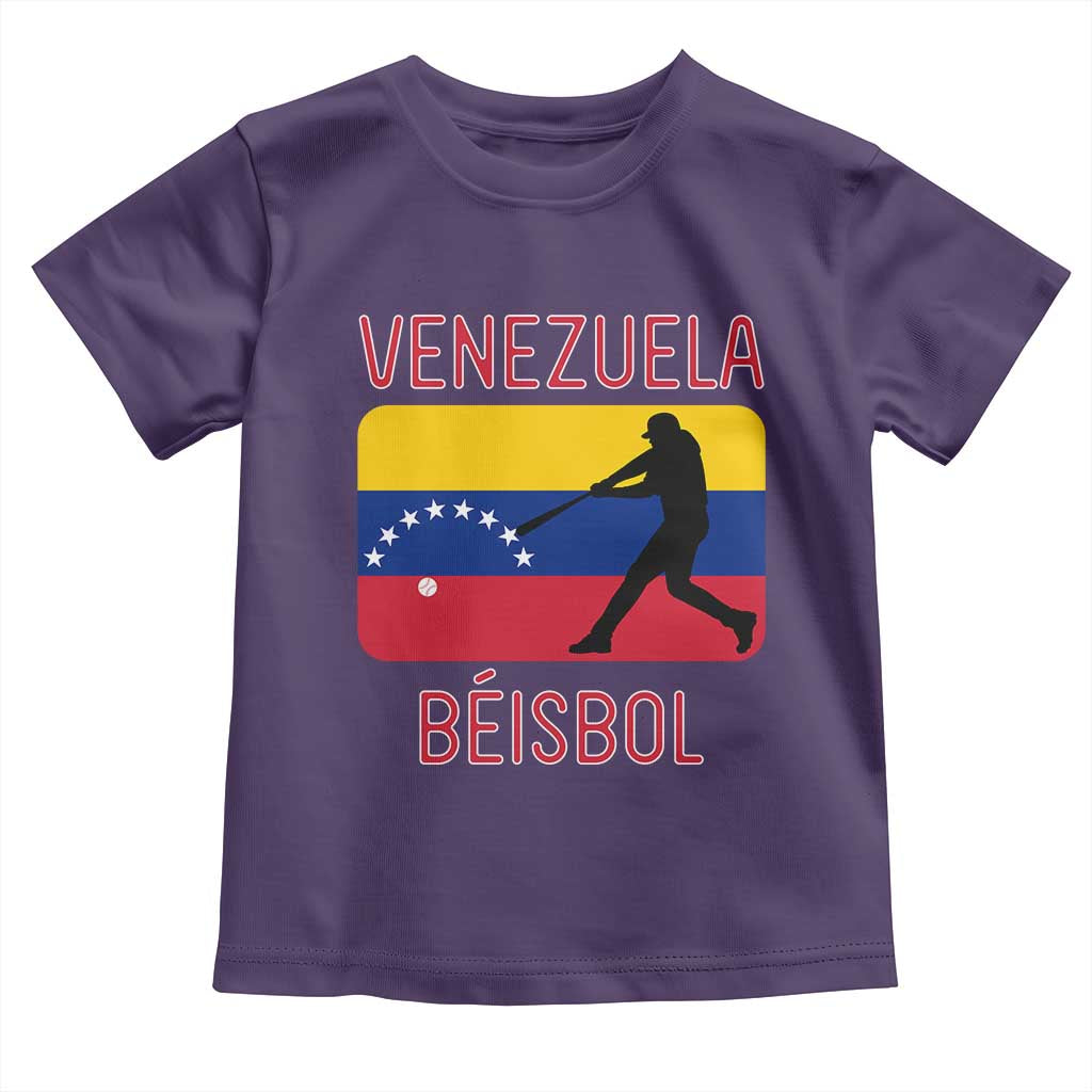 Venezuela Beisbol Flag Toddler T Shirt Venezuelan Baseball Pride Latino Sports Fans