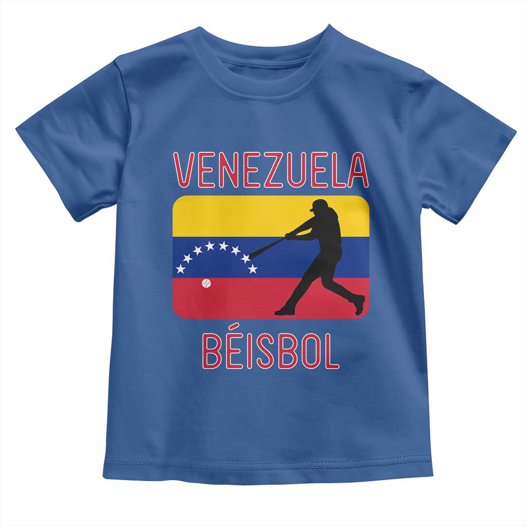 Venezuela Beisbol Flag Toddler T Shirt Venezuelan Baseball Pride Latino Sports Fans