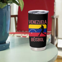 Venezuela Beisbol Flag Tumbler Cup Venezuelan Baseball Pride Latino Sports Fans