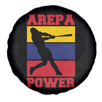 Arepa Power Venezuela Baseball Flag Spare Tire Cover Funny Venezuelan Pride Gift for Beisbol Lovers