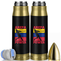 Arepa Power Venezuela Baseball Flag Bullet Tumbler Funny Venezuelan Pride Gift for Beisbol Lovers