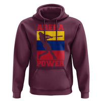 Arepa Power Venezuela Baseball Flag Hoodie Funny Venezuelan Pride Gift for Beisbol Lovers