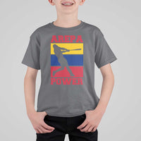 Arepa Power Venezuela Baseball Flag T Shirt For Kid Funny Venezuelan Pride Gift for Beisbol Lovers