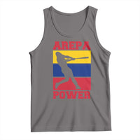 Arepa Power Venezuela Baseball Flag Tank Top Funny Venezuelan Pride Gift for Beisbol Lovers
