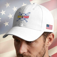 Arepa Power Baseball Crossed Bats Baseball Cap Funny Venezuelan Pride Gift for Latino Sports Fans