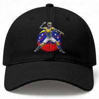 Venezuela Baseball Pitcher Skeleton Baseball Cap Venezuelan Flag Venezuela Pride Sports Fans
