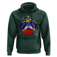 Venezuela Baseball Pitcher Skeleton Hoodie Venezuelan Flag Venezuela Pride Sports Fans