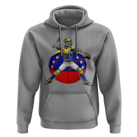 Venezuela Baseball Pitcher Skeleton Hoodie Venezuelan Flag Venezuela Pride Sports Fans