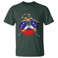 Venezuela Baseball Pitcher Skeleton T Shirt Venezuelan Flag Venezuela Pride Sports Fans