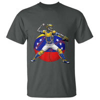 Venezuela Baseball Pitcher Skeleton T Shirt Venezuelan Flag Venezuela Pride Sports Fans