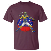 Venezuela Baseball Pitcher Skeleton T Shirt Venezuelan Flag Venezuela Pride Sports Fans