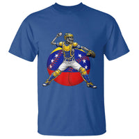 Venezuela Baseball Pitcher Skeleton T Shirt Venezuelan Flag Venezuela Pride Sports Fans