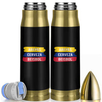 Arepas Cerveza Beisbol Venezuela Things Bullet Tumbler Funny Latino Food Beer and Baseball Pride