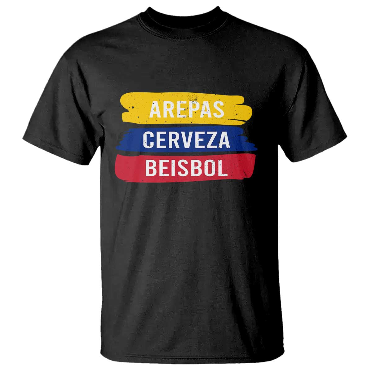 Arepas Cerveza Beisbol Venezuela Things T Shirt Funny Latino Food Beer and Baseball Pride