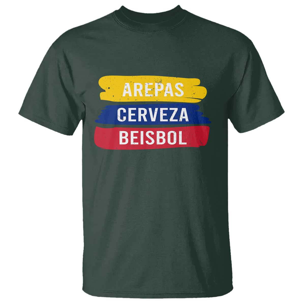 Arepas Cerveza Beisbol Venezuela Things T Shirt Funny Latino Food Beer and Baseball Pride
