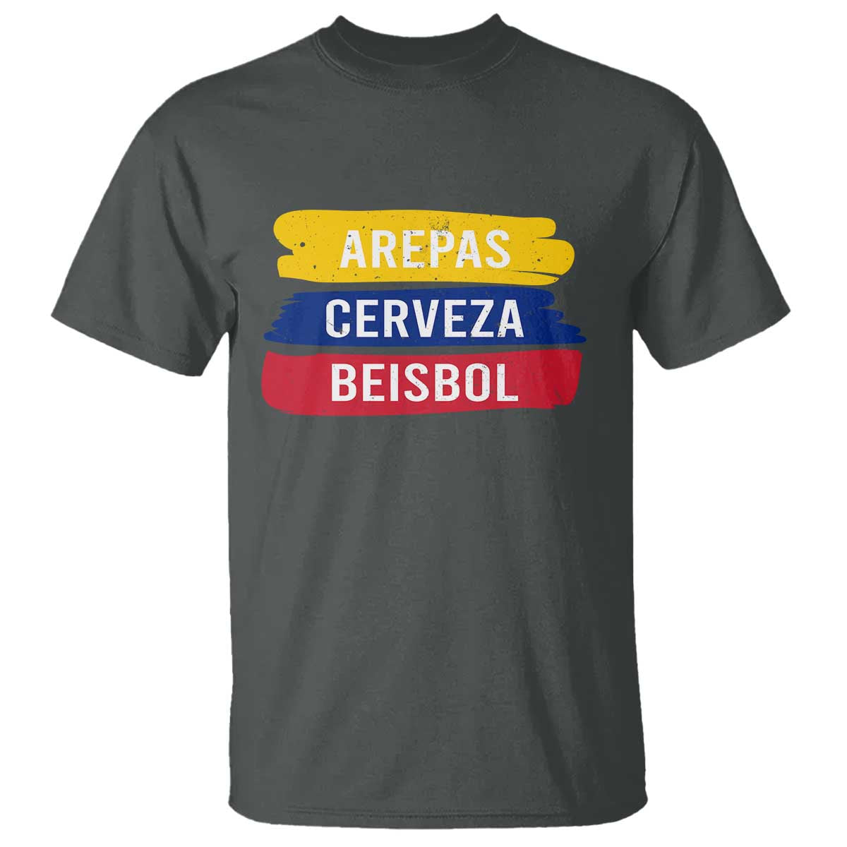 Arepas Cerveza Beisbol Venezuela Things T Shirt Funny Latino Food Beer and Baseball Pride